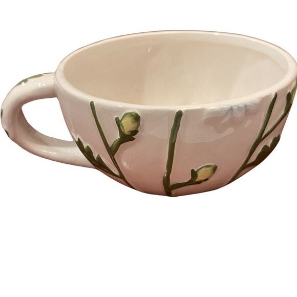 Connections Tea for One. Teapot and Cup. Color: Blue Floral - Picture 3 of 5